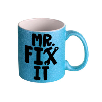 Mr fix it, Κούπα Σιέλ Glitter που γυαλίζει, κεραμική, 330ml