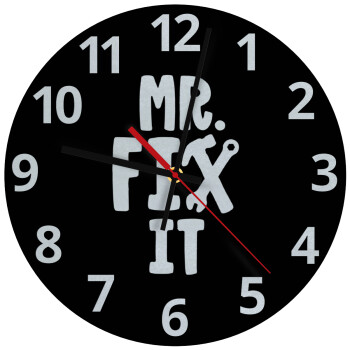 Mr fix it, Ρολόι τοίχου γυάλινο (30cm)