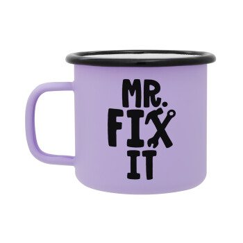 Mr fix it, Κούπα Μεταλλική εμαγιέ ΜΑΤ Light Pastel Purple 360ml