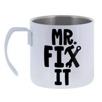 Mr fix it, Mug Stainless steel double wall 400ml