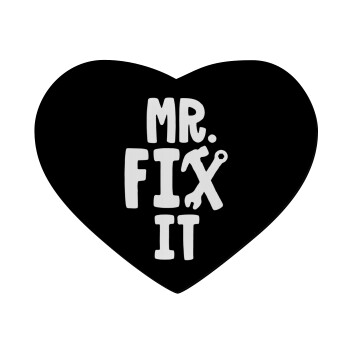 Mr fix it, Mousepad heart 23x20cm