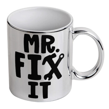 Mr fix it, Κούπα κεραμική, ασημένια καθρέπτης, 330ml