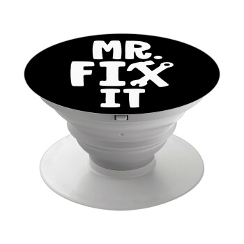 Mr fix it, Phone Holders Stand  White Hand-held Mobile Phone Holder