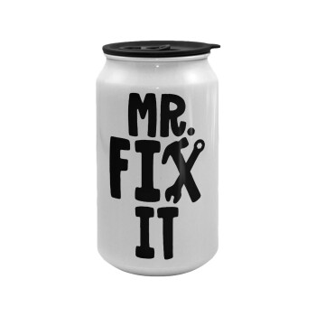 Mr fix it, Κούπα ταξιδιού μεταλλική με καπάκι (tin-can) 500ml