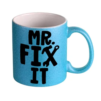 Mr fix it, Κούπα Σιέλ Glitter που γυαλίζει, κεραμική, 330ml