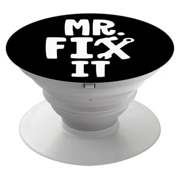 Mr fix it, Phone Holders Stand  White Hand-held Mobile Phone Holder