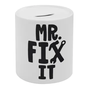 Mr fix it, Κουμπαράς πορσελάνης με τάπα