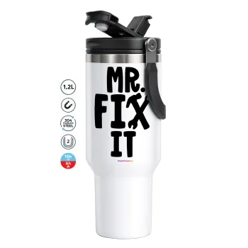 Mr fix it, Mega Stainless steel Tumbler with lid, double wall 1,2L
