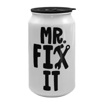 Mr fix it, Κούπα ταξιδιού μεταλλική με καπάκι (tin-can) 500ml
