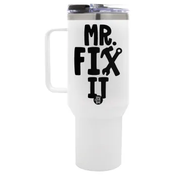 Mr fix it, Mega Stainless steel Tumbler with lid, double wall 1,2L