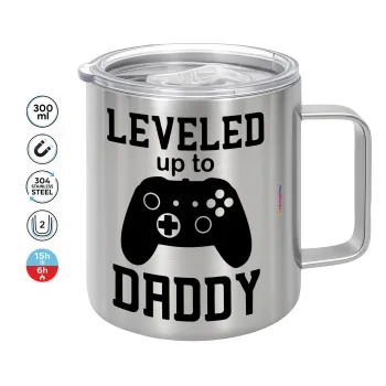 Leveled to Daddy, Mug Stainless steel double wall 300ml