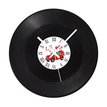 Yoda, happy valentines day (xoxo), Ρολόι τοίχου Βινύλιο (30cm)