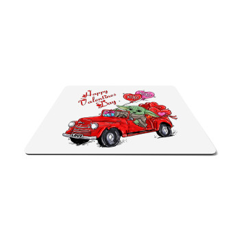 Yoda, happy valentines day (xoxo), Mousepad rect 27x19cm