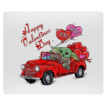 Yoda, happy valentines day (xoxo), Mousepad ορθογώνιο 23x19cm