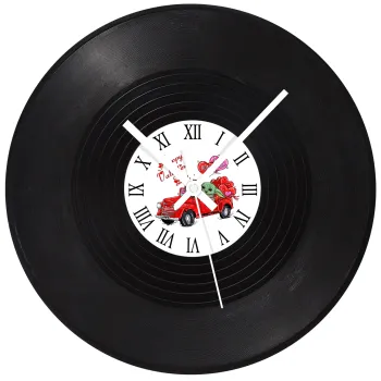 Yoda, happy valentines day (xoxo), Ρολόι τοίχου Βινύλιο (30cm)