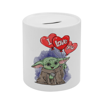 Yoda, i love you, Κουμπαράς πορσελάνης με τάπα