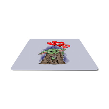 Yoda, i love you, Mousepad ορθογώνιο 27x19cm