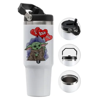 Yoda, i love you, Θερμός Ανοξείδωτο 30oz με χερούλι