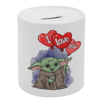 Yoda, i love you, Κουμπαράς πορσελάνης με τάπα