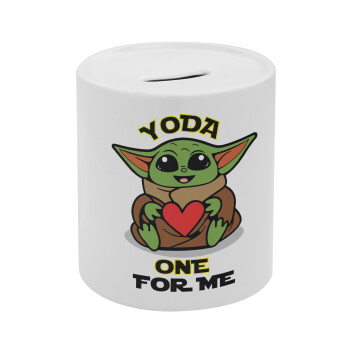 Yoda, one for me , Κουμπαράς πορσελάνης με τάπα