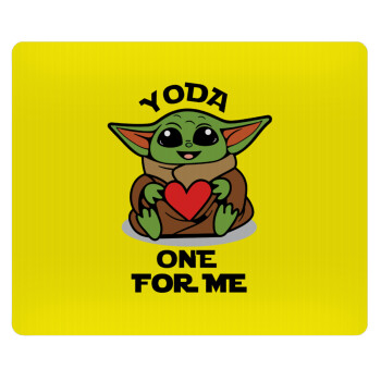 Yoda, one for me , Mousepad ορθογώνιο 23x19cm