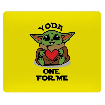 Yoda, one for me , Mousepad ορθογώνιο 23x19cm