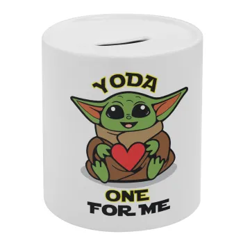 Yoda, one for me , Κουμπαράς πορσελάνης με τάπα