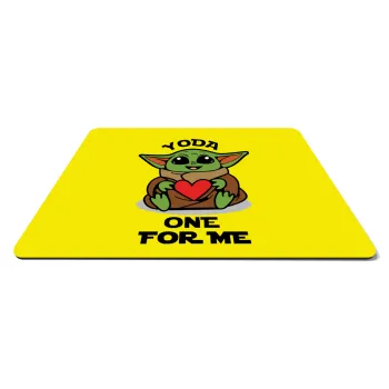 Yoda, one for me , Mousepad rect 27x19cm