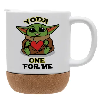 Yoda, one for me , Ceramic coffee mug Cork (MAT), 330ml