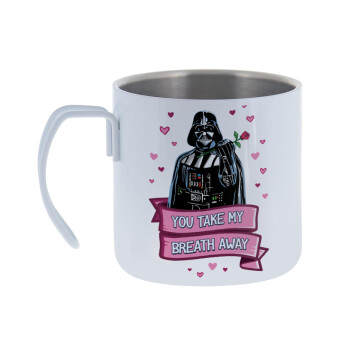 Darth Vader, you take my breath away, Mug Stainless steel double wall 400ml
