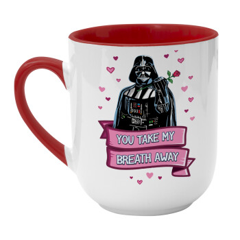 Darth Vader, you take my breath away, Κούπα κεραμική tapered 260ml
