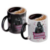 Color changing magic Mug, ceramic, 330ml when adding hot liquid inside, the black colour desappears (1 pcs)