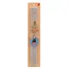 Easter Set, wooden keychain & scented Easter candle flat (30cm) (GRAY)