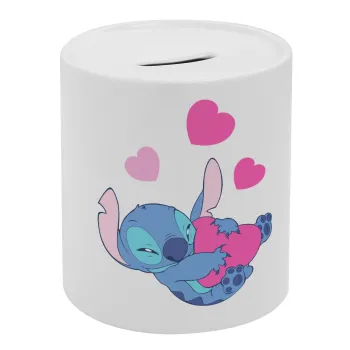 Lilo & Stitch hugs and hearts, Κουμπαράς πορσελάνης με τάπα