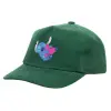 Children's Baseball Cap, 100% Cotton Drill, GREEN (COTTON, CHILDREN'S, ONE SIZE)