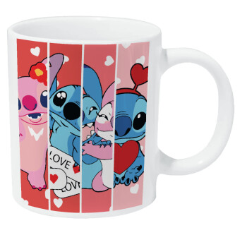 Lilo & Stitch Love, Κούπα Giga, κεραμική, 590ml