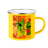 Yellow Enamel Metallic Cup 360ml