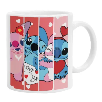 Lilo & Stitch Love, Κούπα, κεραμική, 330ml
