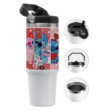 Lilo & Stitch Love, Θερμός Ανοξείδωτο 30oz με χερούλι