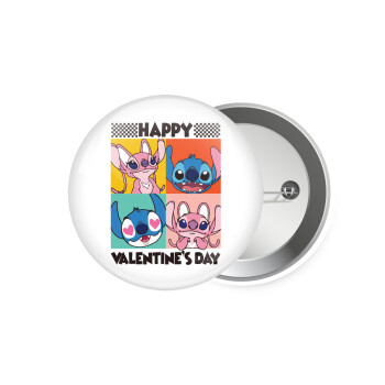 Lilo & Stitch Happy valentines day, Κονκάρδα παραμάνα 7.5cm
