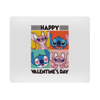 Lilo & Stitch Happy valentines day, Mousepad rect 23x19cm