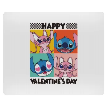 Lilo & Stitch Happy valentines day, Mousepad rect 23x19cm