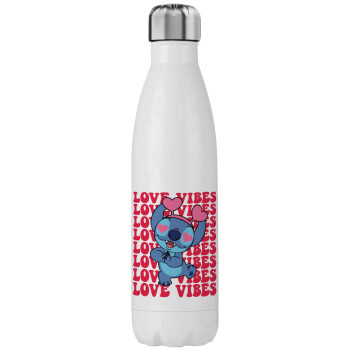 Lilo & Stitch Love vibes, Stainless steel, double-walled, 750ml