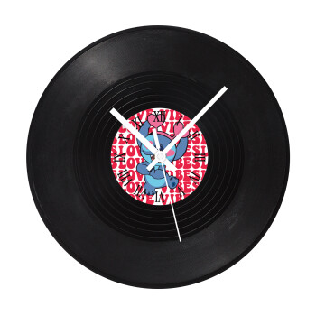 Lilo & Stitch Love vibes, Ρολόι τοίχου Βινύλιο (30cm)