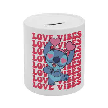Lilo & Stitch Love vibes, Κουμπαράς πορσελάνης με τάπα