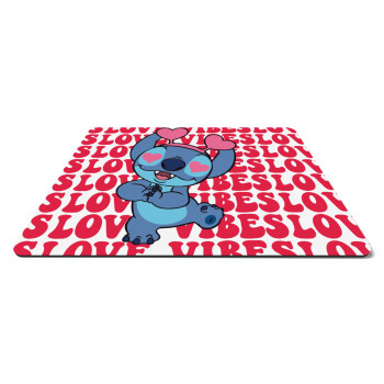 Lilo & Stitch Love vibes, Mousepad ορθογώνιο 27x19cm
