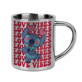 Lilo & Stitch Love vibes, Κούπα Ανοξείδωτη διπλού τοιχώματος 300ml