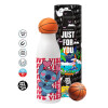 Bascetball Metal mug thermos, double wall, 550ml