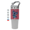 GREY color, 890ml (30oz) stainless Steel Tumbler with Handle