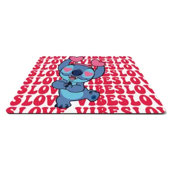Lilo & Stitch Love vibes, Mousepad rect 27x19cm